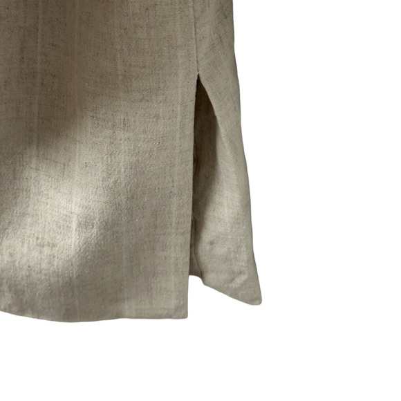 431 - VINTAGE CLEO CREAM BLAZER - 54% LINEN - Picture 10 of 14